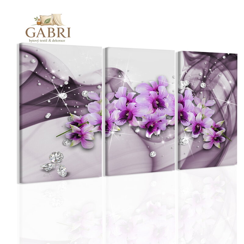 Obraz oranžový les