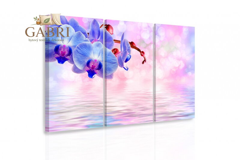 Vícedílný obraz - Mandala na akvarelu