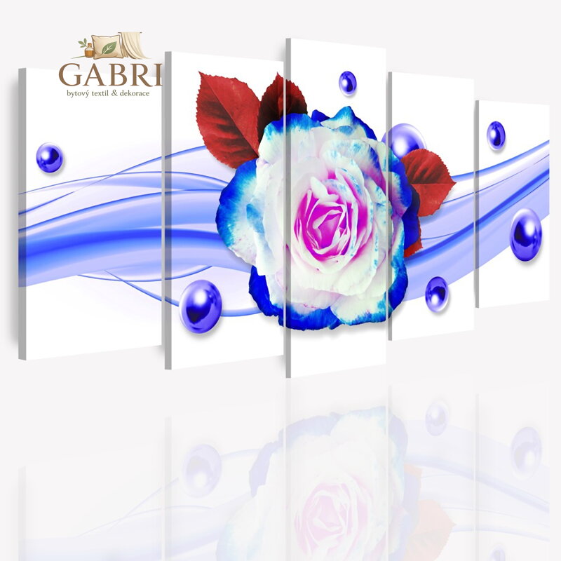 Vícedílný obraz - Orchidej v přírodě