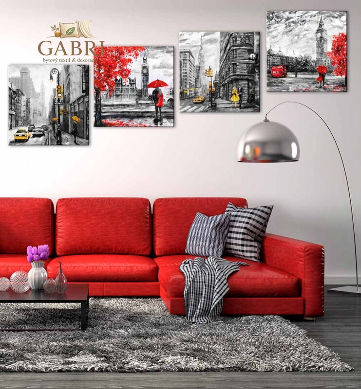 Obraz procházka po Karlově mostě