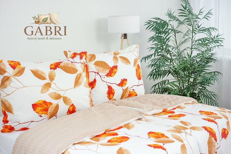 Povlak na polštář bavlněný Stanex podzim (LS239), 40 x 40 cm, Knoflíkové