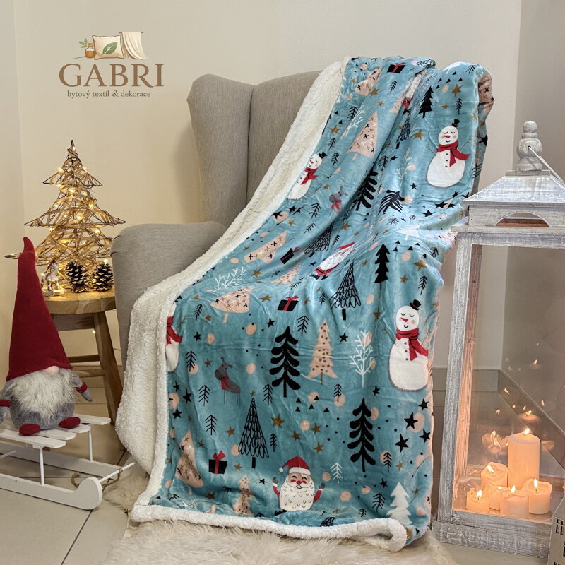 Beránková deka Winter Time 150 x 200