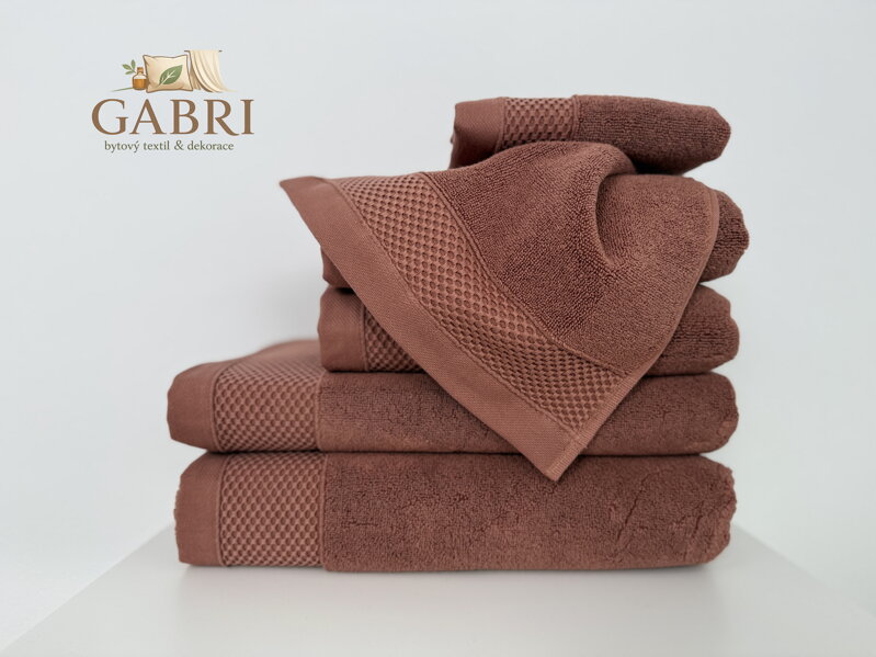 Mikrobavlna ručník Stanex - HARMONY 50 x 100 HNĚDÁ