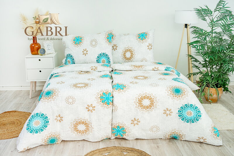 Ložní povlečení krepové Stanex magie (LS207), 140 x 200 + 90 x 70, Knoflíkové