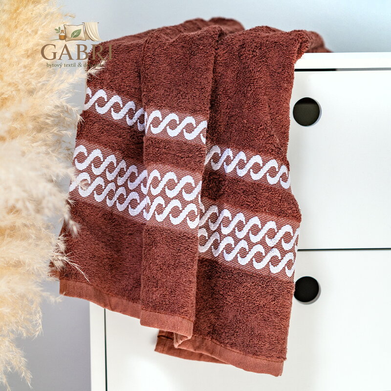 Bambusová osuška Stanex - VALENCIA 70 x 140 HNĚDÁ