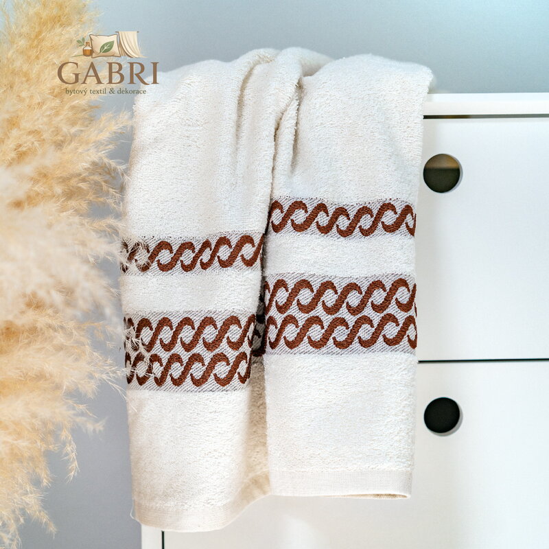 Bambusová osuška Stanex - VALENCIA 70 x 140 KRÉMOVÁ