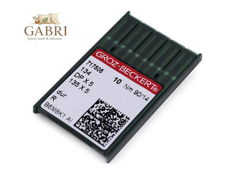 Strojové jehly do průmyslových strojů Groz - Beckert 70; 80; 90; 100