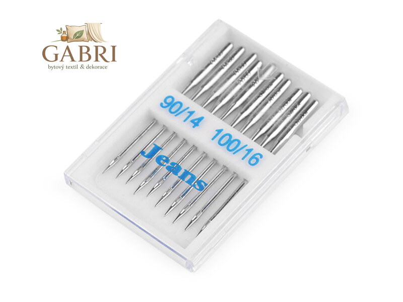 Strojové jehly Jeans sdružené 90; 100 Arka