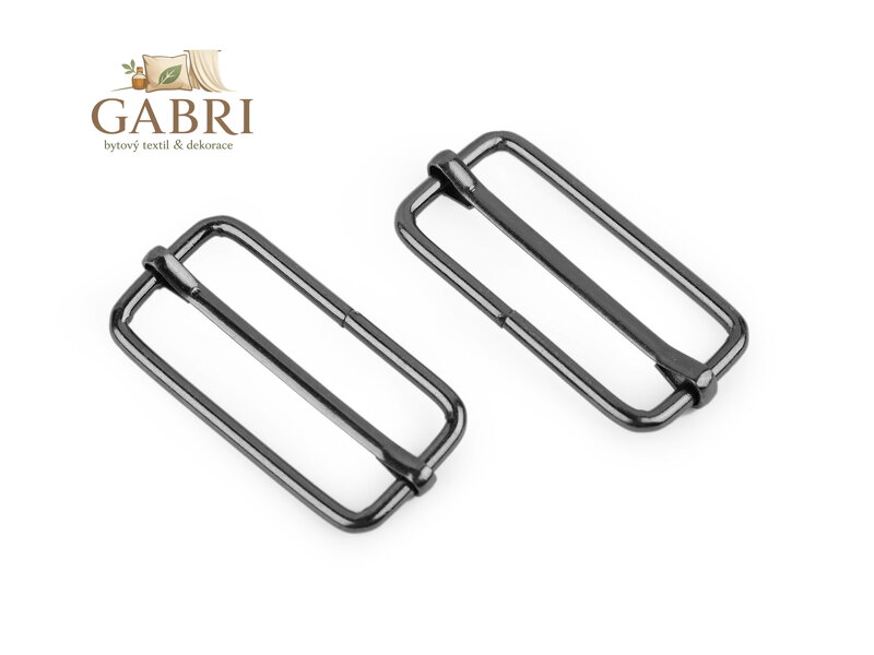 Posunovač na popruhy šíře 38 mm na koženou galanterii