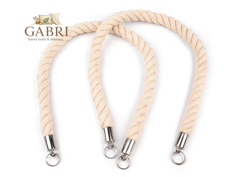 Bavlněná ucha na tašky délka 70 cm