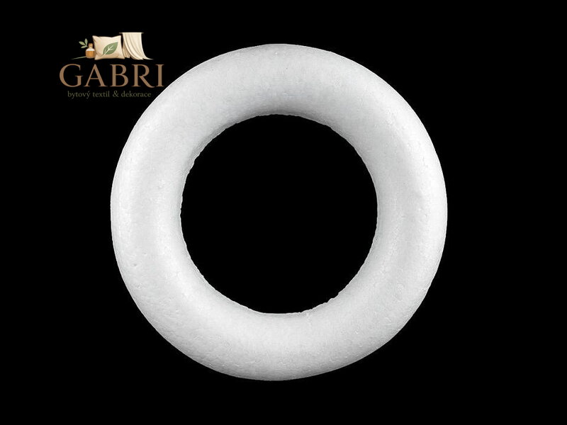Věnec Ø19 cm polystyren seříznutý