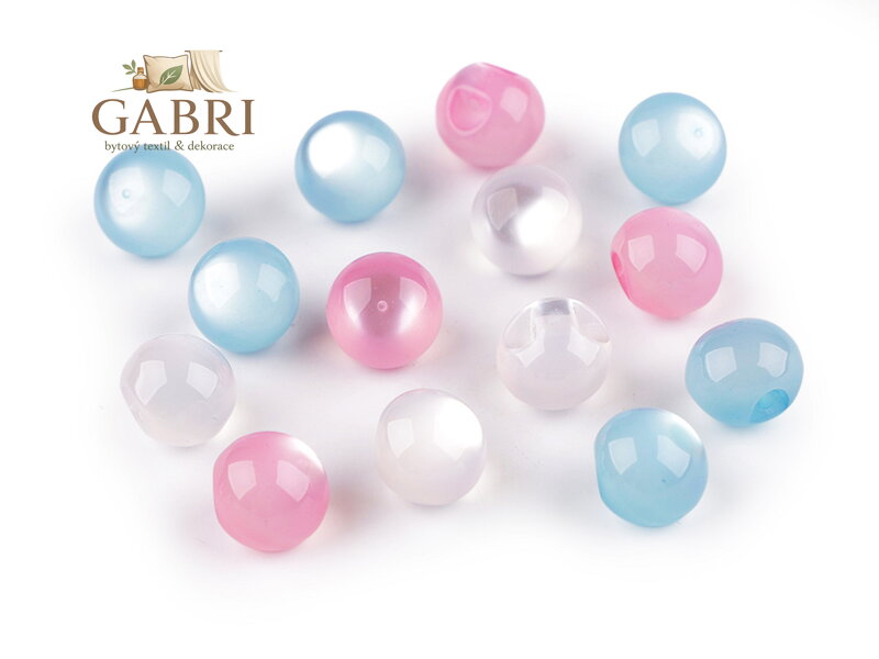 Perla k našití / knoflík kočičí oko Ø11 mm