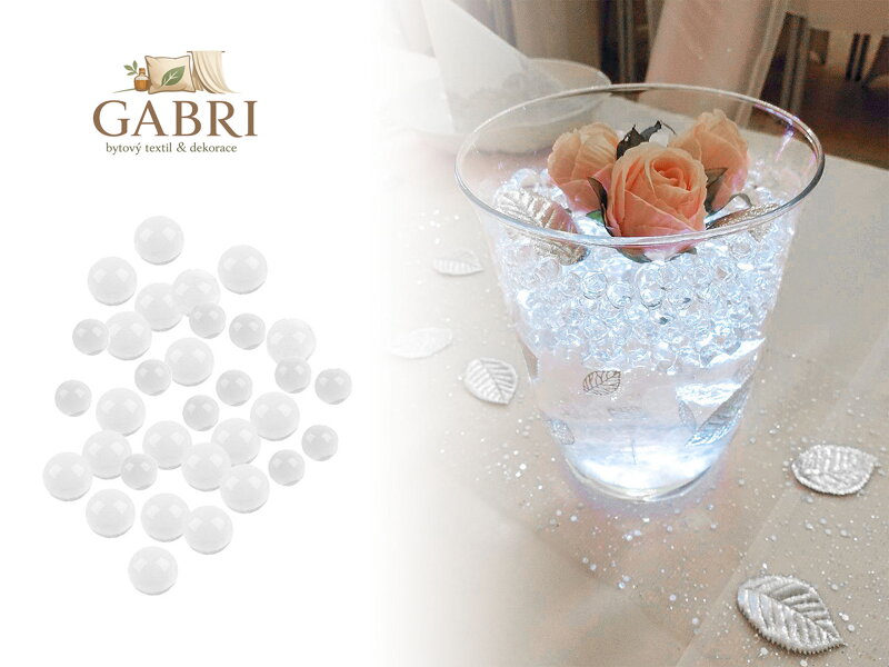 Vodní perly - gelové kuličky do vázy 4 g