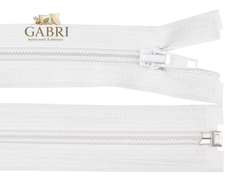 Spirálový zip šíře 5 mm délka 45 cm bundový POL