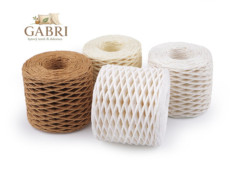 Lýko rafie k pletení tašek - přírodní Ø1,5 mm