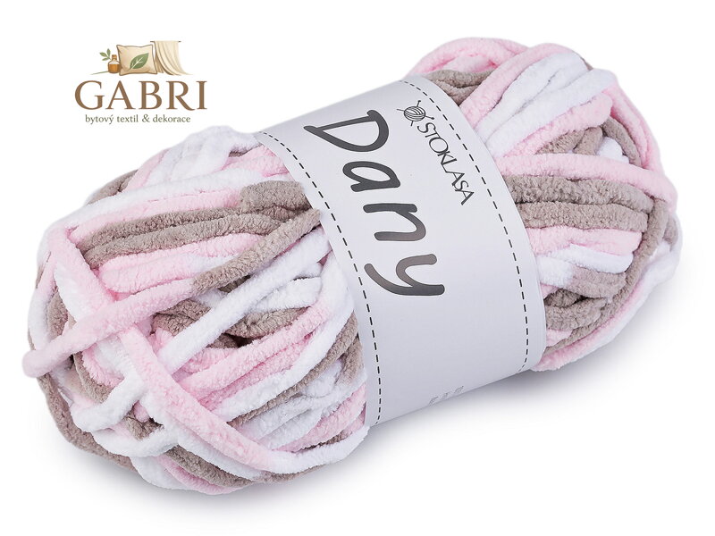 Pletací žinylková příze Dany 100 g