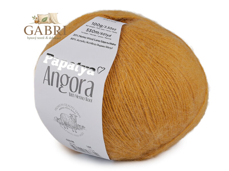 Pletací příze Papataya Angora 100 g