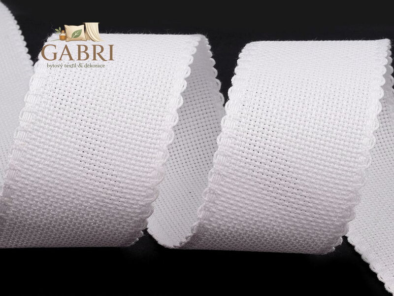 Kanavný pás šíře 50 mm zoubkovka