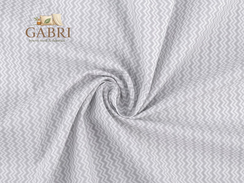 Bavlněná látka / plátno chevron jemný