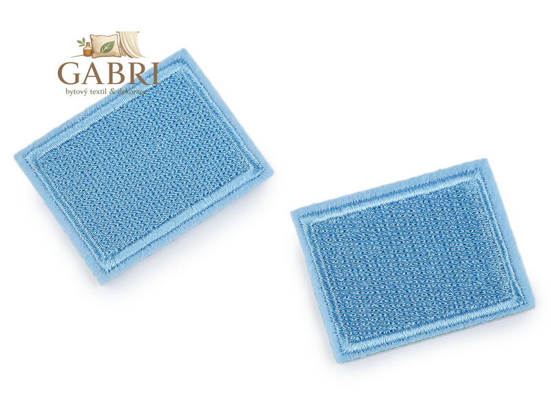 Nažehlovací záplaty pro opravy dírek i zdobení 3x4 cm