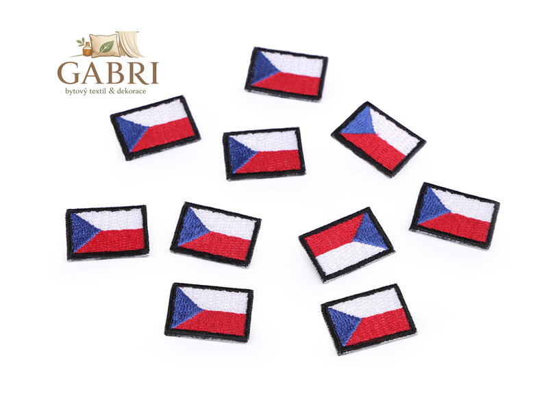 Nažehlovačka mini česká vlajka