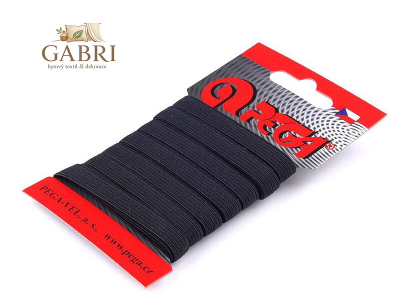 Prádlová pruženka na kartě šíře 8 mm