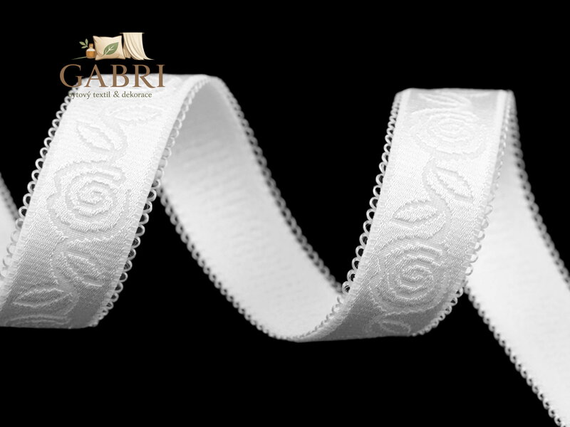 Pruženka ramínková růžičky šíře 20 mm