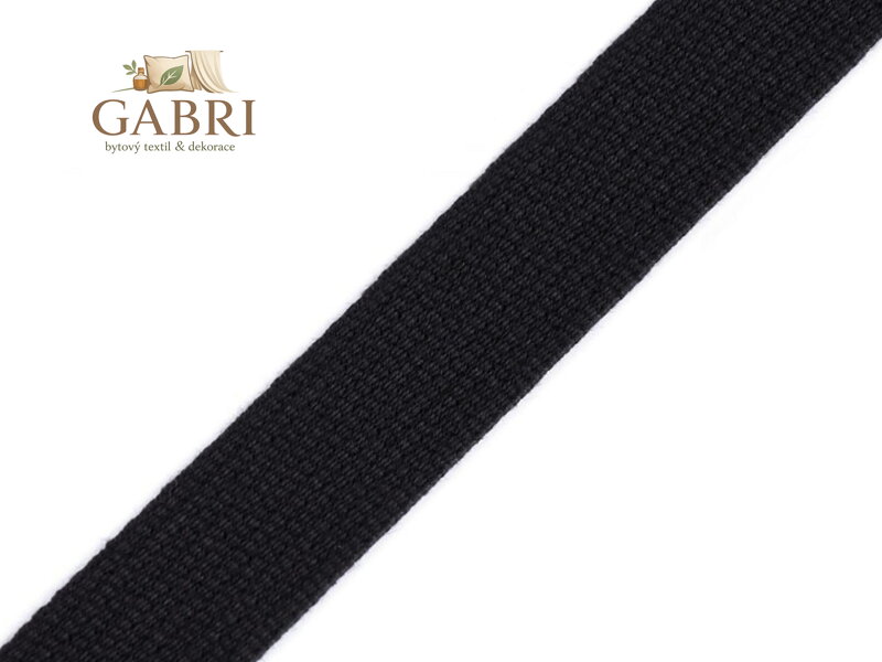 Bavlněný popruh šíře 20 mm