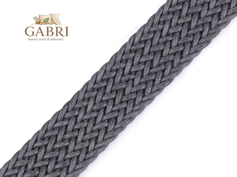 Splétaný popruh šíře 30 mm