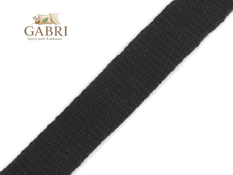 Bavlněný popruh šíře 20 mm