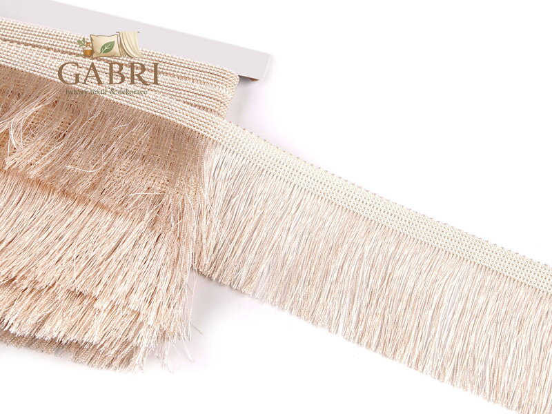 Třásně lesklé šíře 60 mm