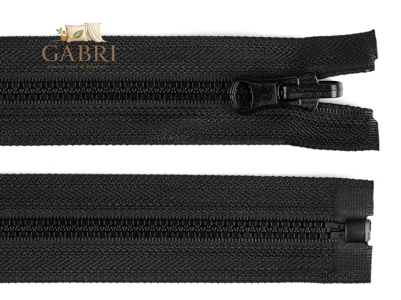 Kostěný zip šíře 5 mm délka 60 cm oboustranný