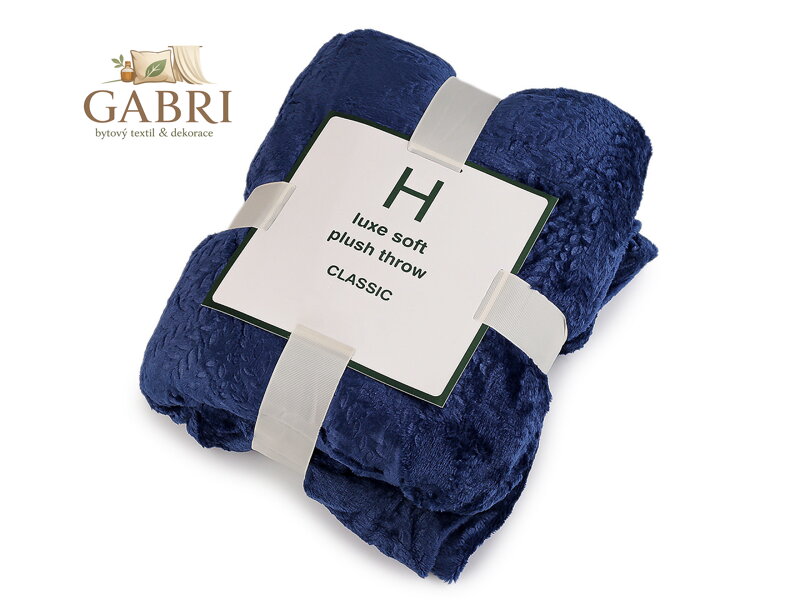 Deka mikroplyš lístky 150x200 cm