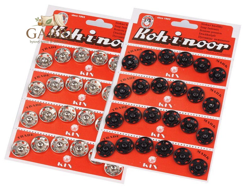 Kovové patentky / stiskací knoflíky vel. 7