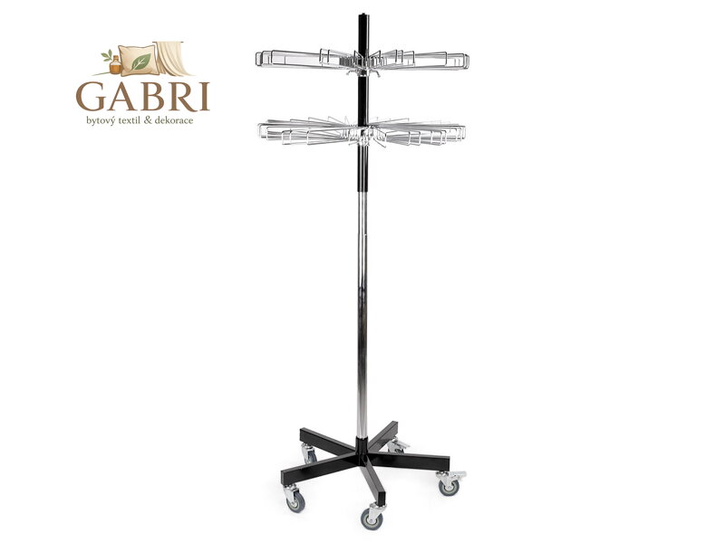 Otočný stojan na šátky 2 patra