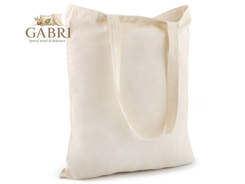 Textilní taška bavlněná k domalování / dozdobení 34x39 cm