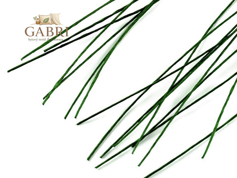 Floristický drát Ø0,5 - 0,7 mm, délka 40 cm