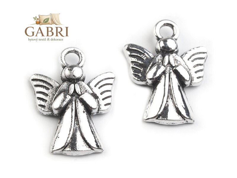 Přívěsek 15x20 mm anděl