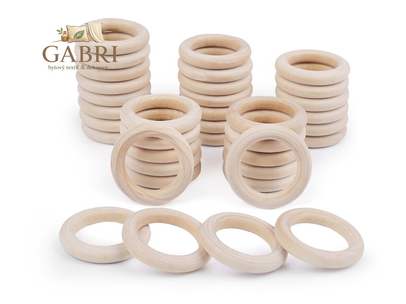 Dřevěný kroužek Ø25 mm
