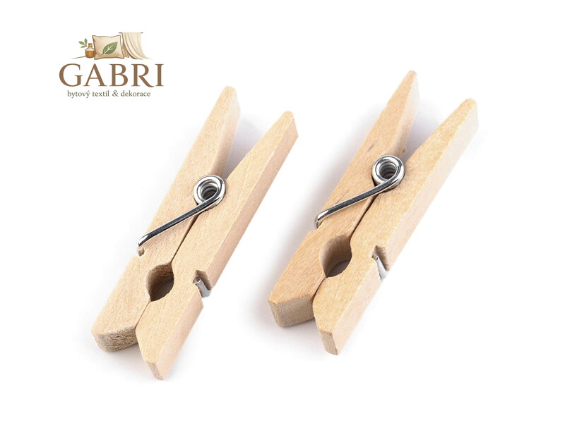 Dřevěný kolíček jednobarevný 7x35 mm