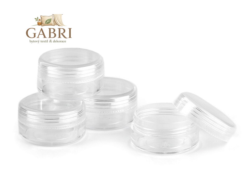 Plastová dóza 4x2,1 cm šroubovací