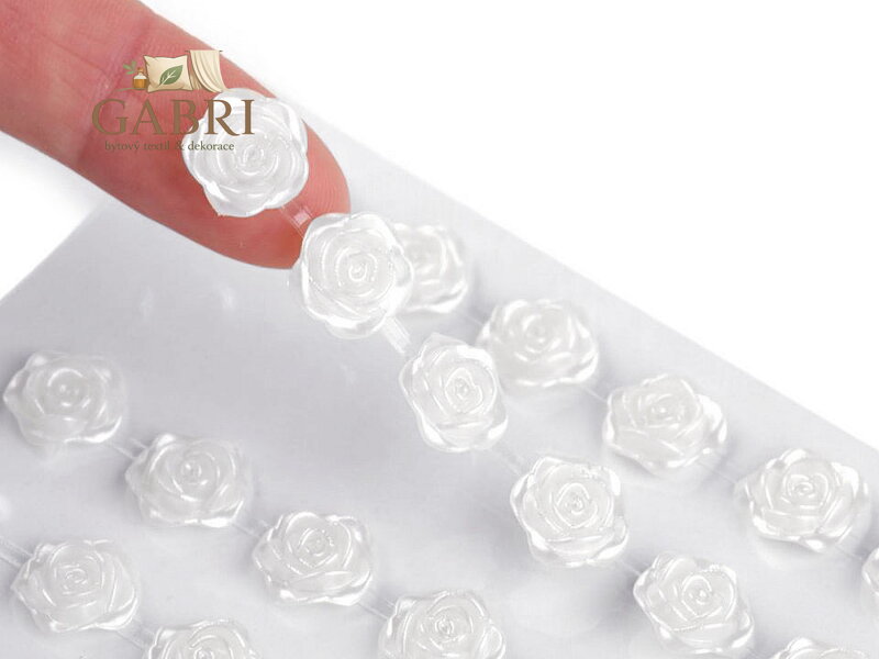 Samolepicí růže na lepicím proužku Ø11 mm
