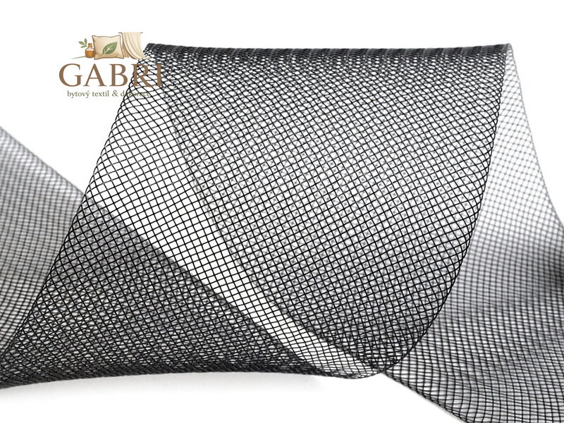 Modistická krinolína na vyztužení šatů a výrobu fascinátorů šíře 8 cm