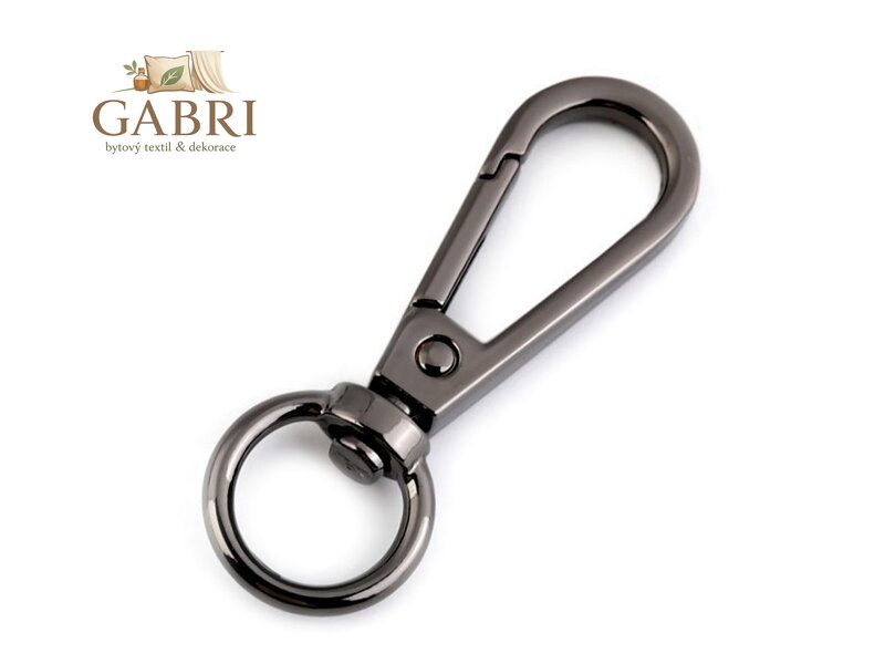 Kovová karabina průvlek 12 mm