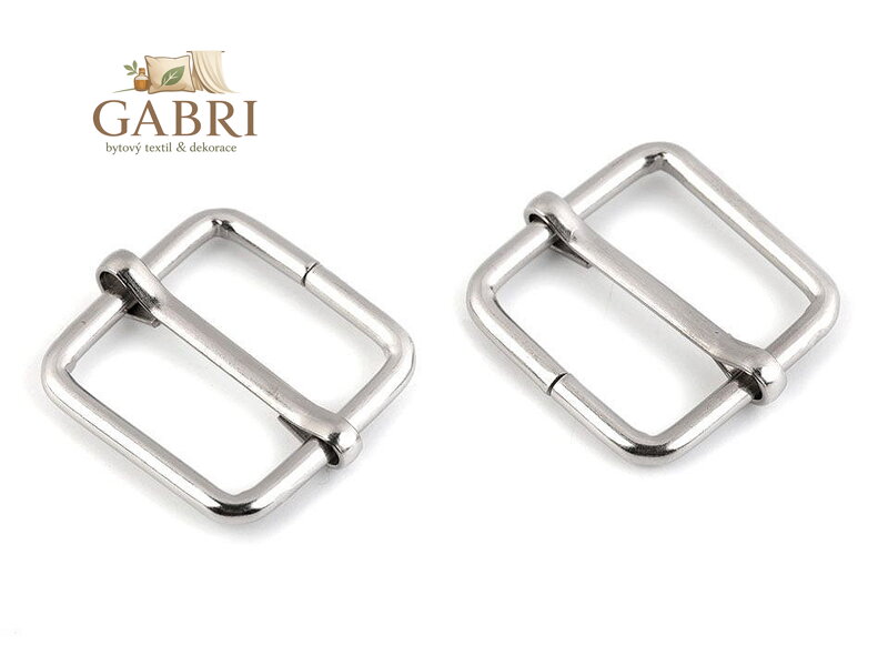 Posunovač na popruhy šíře 20 mm čtvercový