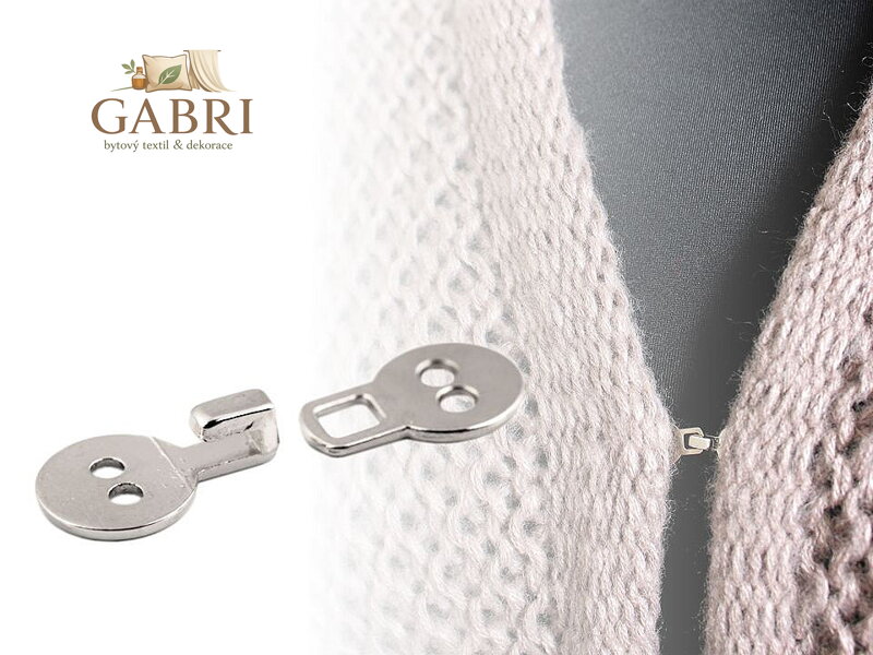 Kovové zapínání - pratelné