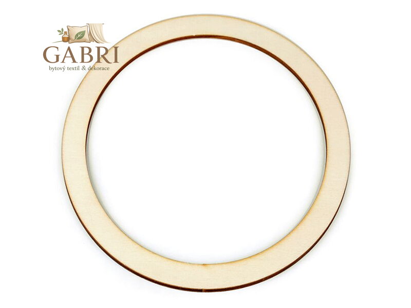 Dřevěný kruh na lapač snů / k dekorování Ø18 cm