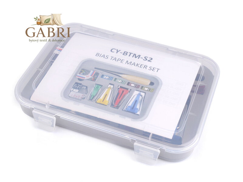 Set nářadí na zakládání šikmých proužků