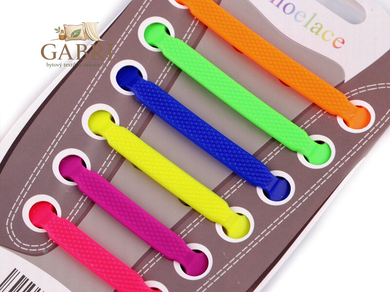 Silikonové tkaničky do bot