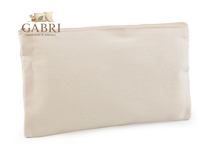 Textilní pouzdro k domalování / dozdobení bavlněné 23,5x14 cm